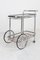 Chrome Rolling Trolley With Glass Inlays, Image 4
