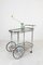 Chrome Rolling Trolley With Glass Inlays 3