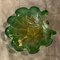 Cuenco de cristal de Murano Sommerso verde de Seguso, Italy, años 70, Imagen 5