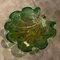 Cuenco de cristal de Murano Sommerso verde de Seguso, Italy, años 70, Imagen 7
