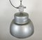 Lámpara colgante de fábrica polaca industrial de Mesko, años 70, Imagen 9