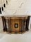 Antique Victorian Burr Marquetry Serpentine Credenza 1