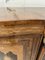 Aparador victoriano antiguo de madera nudosa de marquetería, Imagen 10