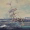 Sailing Scene, English School, Italy, Oil on Canvas, Framed, Image 4