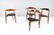 Mid-Century Modern 4104 Heart Dining Chairs by Hans Wegner, Denmark, 1950s, Set of 4 4