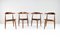 Mid-Century Modern 4104 Heart Dining Chairs by Hans Wegner, Denmark, 1950s, Set of 4 1
