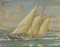 Race in the Gulf, Escuela de inglés, Italia, óleo sobre lienzo, enmarcado, Imagen 3