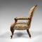 Antique Walnut Salon Armchair, English, 1840s 3