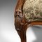 Antique Walnut Salon Armchair, English, 1840s, Image 12