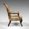 Antique Walnut Salon Armchair, English, 1840s 4