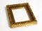 Mid-Century Italian Gold-Plated Wooden Frame Wall Mirror 2