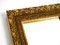 Mid-Century Italian Gold-Plated Wooden Frame Wall Mirror 8