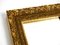Mid-Century Italian Gold-Plated Wooden Frame Wall Mirror, Image 8