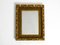 Mid-Century Italian Gold-Plated Wooden Frame Wall Mirror, Image 1