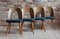 Chaises de Salle à Manger Mid-Century en Tissu Kvadrat par Antonin Šuman, Set de 4 2