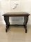 Antique Carved Walnut and Marble Top Italian Coffee Table, Image 4