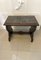 Antique Carved Walnut and Marble Top Italian Coffee Table, Image 1