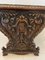 Antique Carved Walnut and Marble Top Italian Coffee Table, Image 10