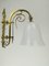 Large French Brass Wall Lamp, 1920s 2