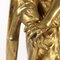 Lampade da tavolo in bronzo dorato e vetro, Italia, set di 2, Immagine 6