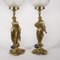 20th Century Gilded Bronze & Glass Table Lamps, Italy, Set of 2, Image 11