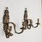 20th Century Eclectic Style Bronze Wall Lights, Italy, Set of 2 9