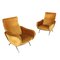 Foam-Padded Armchairs, Italy, 1950s-1960s, Set of 2 1