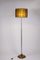 Lámpara de pie de vidrio y metal dorado de Maison Baguès, años 50, Imagen 2