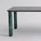 X Large Black and Green Marble Sunday Dining Table by Jean-Baptiste Souletie 3