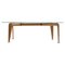 Natural Leather Asymmetrical Table Dining by Colé Italia 1