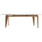 Natural Leather Asymmetrical Table Dining by Colé Italia, Image 1