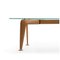 Natural Leather Asymmetrical Table Dining by Colé Italia 3