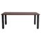 X Large Walnut and Black Marble Sunday Dining Table by Jean-Baptiste Souletie 1