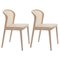 Beech Wood Beige Contour Vienna Chairs by Colé Italia, Set of 2, Image 1