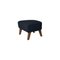 Blue Smoked Oak Raf Simons Vidar 3 My Own Chair Footstools from By Lassen, Set of 4, Image 3