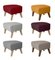 Blue Smoked Oak Raf Simons Vidar 3 My Own Chair Footstools from By Lassen, Set of 4, Image 5