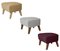 Blauer Rauch Eiche Raf Simons Vidar 3 My Own Chair Hocker von By Lassen, 4er Set 4