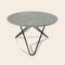 Big Grey Marble and Black Steel O Table by Ox Denmarq, Image 2