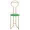 Gold with High Back & Menta Velvetforthy Joly Chairdrobe by Colé Italia 1