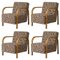 Fauteuils Jenifer Shorto / Kongaline & Seafoam Arch par Mazo Design, Set de 4 1