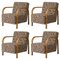 Jennifer Shorto / Kongaline & Seafoam Arch Lounge Chairs by Mazo Design, Set of 4, Image 1