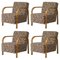 Jennifer Shorto / Kongaline & Seafoam Arch Lounge Chairs by Mazo Design, Set of 4 2