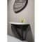 Stone Grey G-Console Table with Mono Steel Base and Concrete Top by Zieta 3