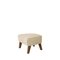 Sand and Smoked Oak Sahco Zero Footstool from By Lassen, Set of 4 3