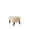 Sand and Smoked Oak Sahco Zero Footstool from By Lassen, Set of 4, Image 3