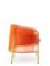 Orange Rose Caribe Lounge Chair by Sebastian Herkner, Set of 2 4