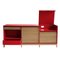 Large Cherry Red Returning Cabinet by Colé Italia 8