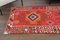 Tapis Kilim Vintage Rouge, Turquie 8