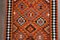 Vintage Turkish Orange Kilim Runner Rug, Image 9