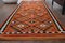 Tapis Kilim Vintage Orange, Turquie 3